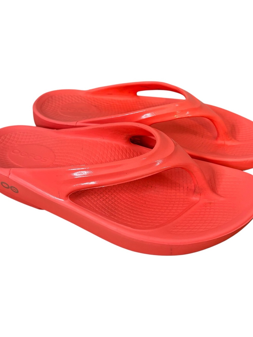 Oofos Women's Oolala Thong CORAL sandals women’s size 7